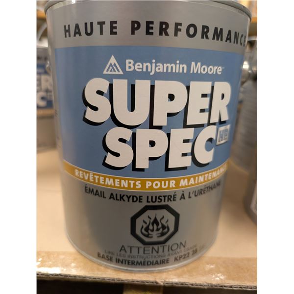 PEINTURE REVETEMENTS POUR MAINTENANCE ÉMAIL ALKYD LUSTRE À L'URETHASANE BENJAMIN MOORE SUPER SPEC BA