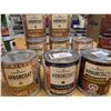 Image 1 : LOT: 8 GAL TEINTURE À BOIS BENJAMIN MOORE ARBORCOAT ASST