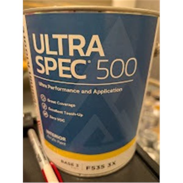 PEINTURE INTERIEUR FINI MAT BENJAMIN MOORE ULTRA SPEC 500 BASE 3 F535 3X 3.48L