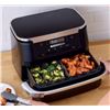 Image 1 : NINJA FOODI FLEX BASKET 7QT DUALZONE AIR FRYER - TESTED WORKING, RETAIL $189