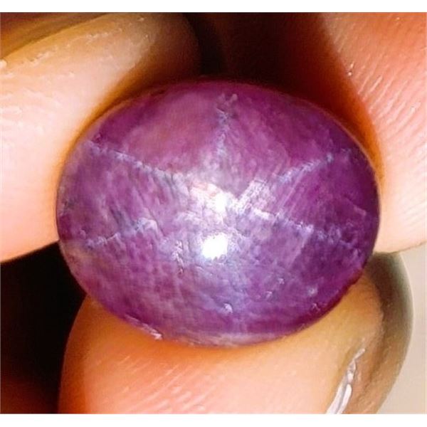 ($10,849 APPRAISAL) - 11.42 CT CERTIFIED BURMESE STAR RUBY GEMSTONE
