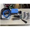 Image 1 : AS NEW BLACKFIN SUP ELECTRIC PUMP KIT, LEASH, REPAIR KIT, FINS ETC