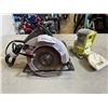 Image 1 : RYOBI ONE+ CORDLESS SANDER, NO BATTERY AND ELECTRIC SKILLSAW