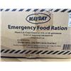 Image 2 : CASE OF MAYDAY EMERGENCY DRINKING WATER, 100 125ML POUCHES