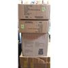 Image 1 : TWO BOXES OF NEW SWIVEL HEAD HANGERS APPROXIMATELY 80 AND 2 SETS OF NESTING CRATES