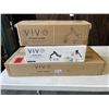 Image 1 : 2 VIVO  SINGLE MONITOR DESK MOUNTS AND KEYBOARD TRAY