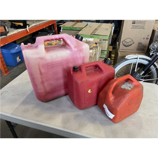 3 JERRY CANS
