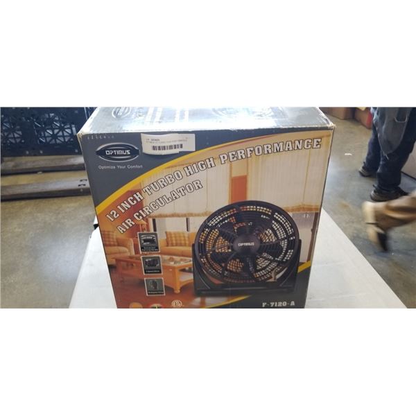 OPTIMUS 12" TURBO HIGH PERFORMANCE AIR CIRCULATOR