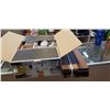 Image 1 : 5 NEW PCS DECK TILES AND BOX OF FLOOD LIGHT BULBS