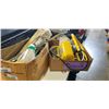 Image 1 : ASSORTED  TOOLS AND SHOP SUPPLIES, HALOGEN LIGHT, SOCKET ORGANIZERS ETC