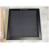Image 2 : 4 NEW 14 INCH X 14 INCH FELT LETTER BOARDS WITH LETTERS AND NUMBER SHEETS
