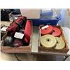 Image 1 : TWO BOXES OF FREE WEIGHTS AND SPORTING GOODS
