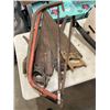 Image 4 : LOT OF HAND SAWS, MITRE BOX AND ANTIQUE DRILLS