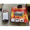 Image 3 : BOX OF CAMPING ITEMS, NEW CUPS, PLATES, BBQ, AND PROPANE STOVE