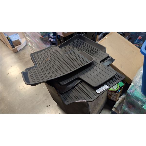 FULL SET OF 2020 HONDA CIVIC FLOOR MATS