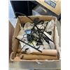 Image 2 : 2 BOXES OF VARIOUS NEW GATE HARDWARE AND HANGING PLANT BRACKETS