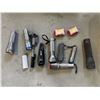 Image 2 : TRAY OF FLASHLIGHTS, 20 CO2 CARTRIDGES AND SCISSORS