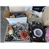 Image 2 : LARGE LOT OF ASSORTED TREBLE LIGHTS, ELECTRICAL, CONNECTORS, ROUTER AND MORE