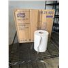 Image 1 : NEW CASE OF TORK NATURAL WHITE PAPER TOWELS,  12 ROLLS OF 425FT