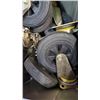 Image 3 : TWO SETS OF 8 INCH HEAVY DUTY CASTORS, 4 WITH BRAKE, 4 WITHOUT