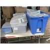 Image 1 : LARGE LOT OF PLASTIC BINS