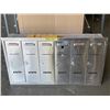 Image 2 : 6 BANK MAIL LOCKER WITH KEYS