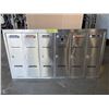 Image 2 : 6 BANK MAIL LOCKER WITH KEYS