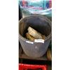 Image 2 : 2 LARGE RATTAN PLANTERS AND PLANTER DOLLY'S