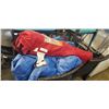 Image 1 : 2 LARGE TARPS AND CAMPING CHAIR