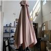 Image 4 : PATIO UMBRELLA WITH BASE AND FOUR CHAIR CUSHIONS