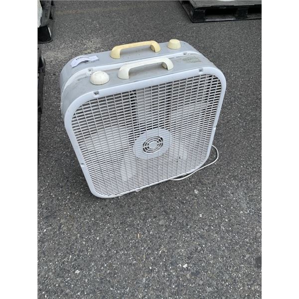 2 LASKO BOX FANS, TESTED WORKING