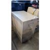 Image 1 : GLOBAL 2 DRAWER METAL FILE CABINET WITH KEY
