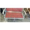 Image 2 : FOLDING METAL AND WOOD BENCH