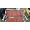 Image 3 : FOLDING METAL AND WOOD BENCH