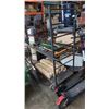 Image 1 : TWO TIER METAL SHOP CART