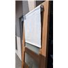 Image 2 : FROSTED GLASS DOOR SET WITH SHADES 30" X 70"