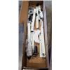 Image 1 : VIVO WHITE ELECTRIC SINGLE MOTR DESK FRAME, ONLINE RETURN