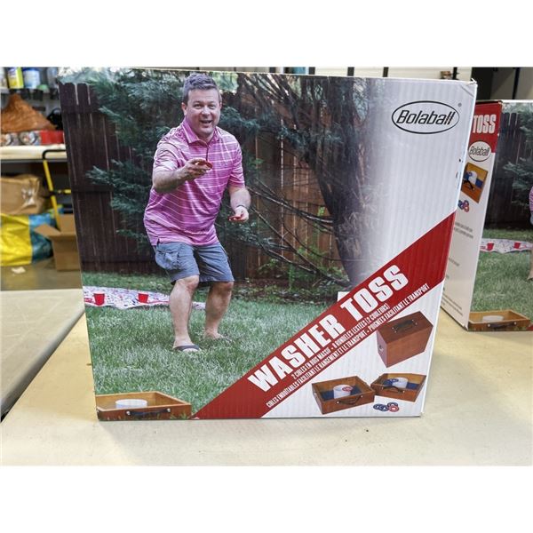 BOLA BALL WOOD CASED WASHER TOSS YARD GAME
