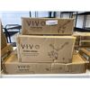 Image 1 : VIVO DUALK MONTIOR ADJUSTABLE DESK MOUNT, DUAL MONITOR AND LAPTOP DEKS MOUNT AND KEYBOARD TRAY