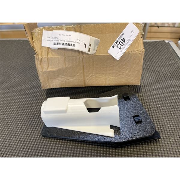 NEW SLIDE- IN FISHING ROD HIP HOLSTER-HANDS- FREE ROD HOLDER