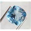 Image 1 : ($3,500 APPRAISAL) - 15.35 CT CERTIFIED PREMIUM BLUE TOPAZ GEMSTONE