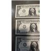 Image 2 : 7 UNCIRCULATED US DOLLAR BILLS CONSECUTIVE SERIAL NUMBERS OHIO SERIES