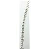 Image 1 : STERLING SILVER NATURAL GREEN AMETHYST BRACELET, RETAIL $600.00.