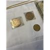 Image 2 : CANADIAN DOLLAR BILL, TORN, COLLECTOR COINS AND GOLD TONE NECLACE