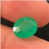 Image 1 : ($4,972 APPRAISAL) - 4.4 CT AUTHENTICATED EMERALD GEMSTONE