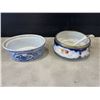 Image 1 : EASTERN SERVING DISH AND DELFT CROC