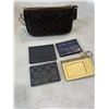 Image 2 : 5 ASSORTED COACH ITEMS, ID HOLDERS AND SMALL HAND BAG