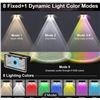 Image 2 : NEW 2 PACK SOLAR FENCE LIGHTS, MULTI COLOUR GARDEN WALL LIGHTS