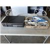 Image 1 : YAMAHA CASSETTE PLAYER AND TRAY WITH EXTENSION CORDS ETC.
