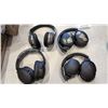Image 1 : 4 PAIRS OF SKULL CANDY WIRELESS OVER EAR HEADPHONES
